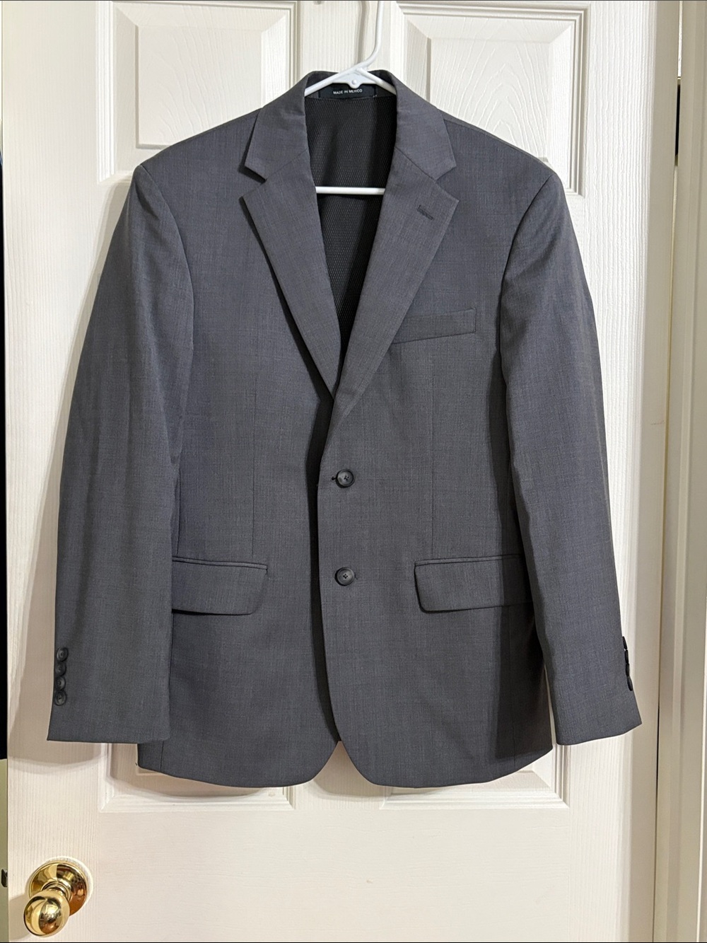EUC men's gray suit jacket and pants